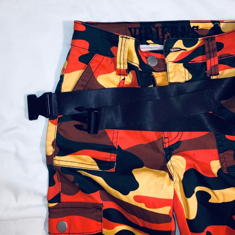 Orange Camo Cargo